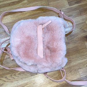 American eagle outfitters fuzzy backpack